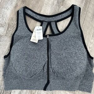 Soma Black and Gray Sports Bra